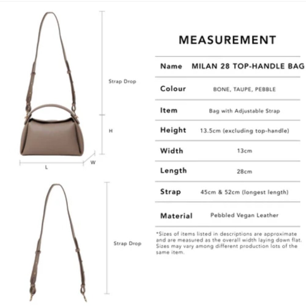 Sunday Staples Milan 28 Top Handle Bag in Hazelnut - Picture 2 of 6